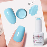 Clou Beaute Grey Color Nail Gel Polish Full Coverage Nail Polish Dark Red Gel Lacquer Varnish Vernis Semi Permanent Nail Art