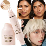 Facial Freckle Stamp Pencil,Natural Makeup for Freckles,Dark Spots, Moles,Waterproof,not easy to fade Concealer,Feminine Contour