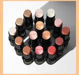 Face Brown Bronzer Contour Stick Face Foundation Makeup Pen Lasting Smooth Contour Shadow Blusher Highlight Concealer Cosmetics