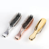 Japanese Premium Head Massager Scalp Brush Hair Massager Shampoo Brush Wet Plastic Detangling Brush Hair Cleaning Comb Rose Gold
