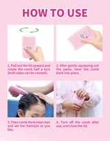 Sevich Broken Hair Finishing Cream Children Edge Control Wax Anti Frizz Hair Pomade Gel for Little Girl Non-Greasy Styling Cream