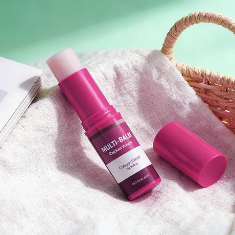 Cemenrete Calcium Serum & Multi Balm Hydrating Face Moisturizer Stick For Dry Skin Deeply Hydrates Daily Skincare