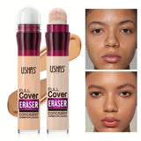 12 Color Liquid Concealer Moisturizing Rotating Sponge Head Concealer Long Lasting Lightweight Multi-use Foundation Makeup