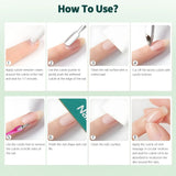 Nailpop Cuticle Remover and Cuticle Oil Repair Nail Care Kit Nail Treatment for Damaged Nails Dead Skin Remover Manicure