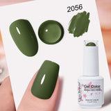 Clou Beaute Grey Color Nail Gel Polish Full Coverage Nail Polish Dark Red Gel Lacquer Varnish Vernis Semi Permanent Nail Art