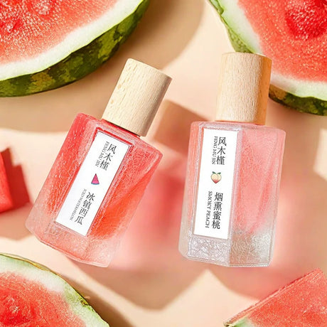 Natural Fruity Unisex Perfume Sweet Watermelon Peach Fragrance Eau De Toilette Fresh Charming Refreshing Women Scent Body Spray
