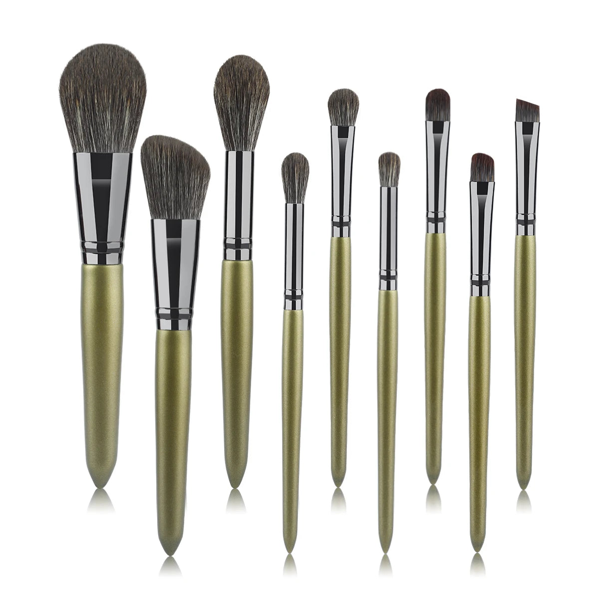 RANCAI 9PCS Makeup Brushes Set Eye Shadow Foundation Powder Contour Makeup Brush Cosmetic Beauty Tool Kit Free Shipping
