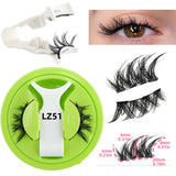 1 Pair Magnetic Eyelashes Set Reusable Easy to Use Eyelash Extension Tools Natural Curler False Eyelashes With Magnetic Tweezers