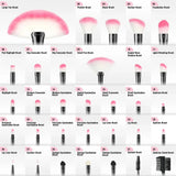 10-32PCS Makeup Brush Set Soft Fluffy Powder Foundation Contour Blush Concealer Eye Shadow Blending Makeup Kit Women Beauty Tool