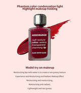 HERORANGE Light Glass-Like Lip Lacquer - Mirror Shine, Hydrating Formula; Smudge-Proof, Long-Wear, and Skin-Brightening