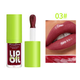 Water gloss mirror oily lip gloss lipstick with long-lasting color retention and non stick cup nude color lip essential oil