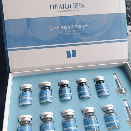 High Purity 98% Blue Copper Peptide Essence Facial Anti-Aging Repair Polypeptide Active Hyaluronic acid Moisturizing Skin Care