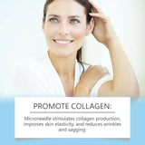 Hyaluronic Acid Roll-On Serum Lightweight Hydrating Firming Collagen Skin Care for Dry Dehydrated Skin Non-greasy Moisturizing