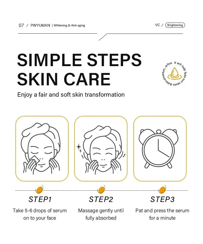 Dark Spots Remover Whitening Face Set Freckle Melanin Correcting Reduce Fine Lines Brighten Essence Korean Beauty Skin Care ﻿