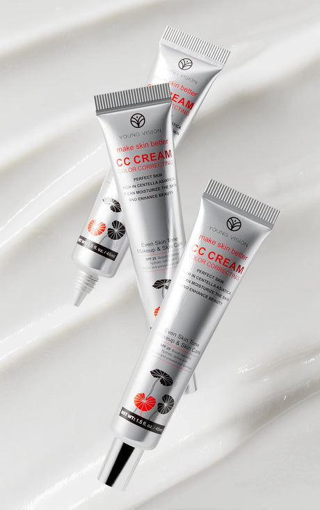 1PC/2PCS 45ml Brightening CC Cream Centella Asiatica Repairing BB Cream Natural Concealing Whitening Foundation Liquid Cosmetics