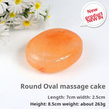 Himalayan Massage Salt Stones, Salt Soap, & Diverse Shaped Hot Compress Salt Soaps Specifically for Bathing & Facial Cleansing