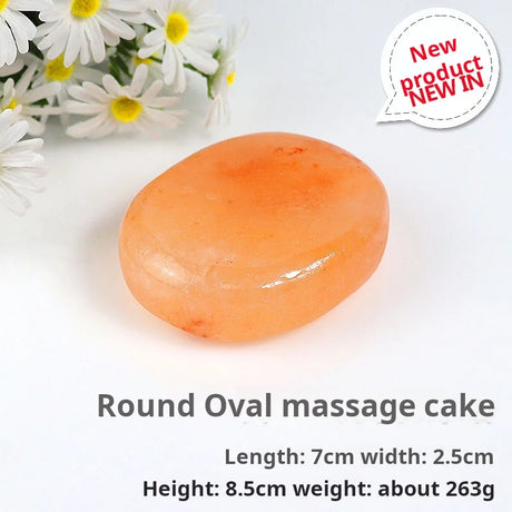 Himalayan Massage Salt Stones, Salt Soap, & Diverse Shaped Hot Compress Salt Soaps Specifically for Bathing & Facial Cleansing