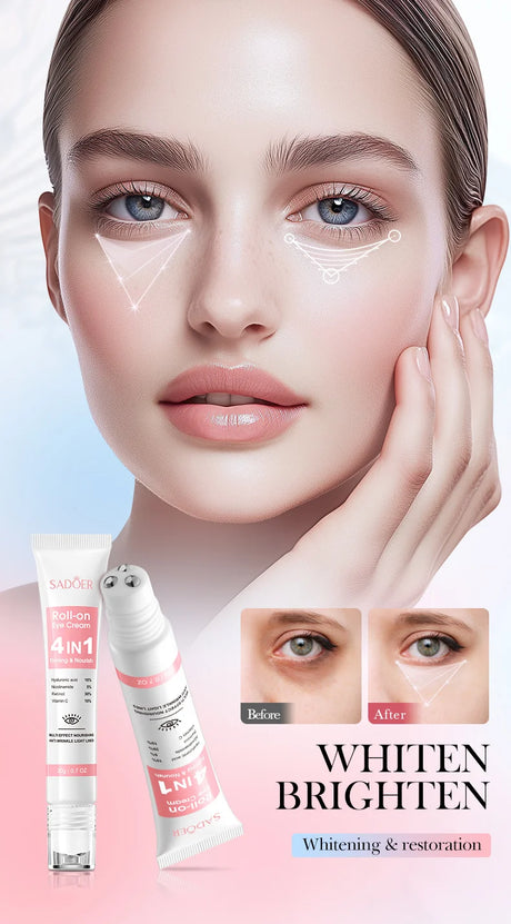 Instant Eye Bag Remove Cream Retinol Anti-Wrinkle Firming Skin Fade Fine Lines Anti Dark Circle Puffiness Brighten Eye SkinCare