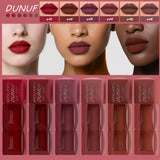6pc/set Velvet Matte Lipstick Long-lasting Waterproof Lip Gloss Lip Glaze Non-Stick Cup Nude Red High Pigment Y2K Christmas Gift