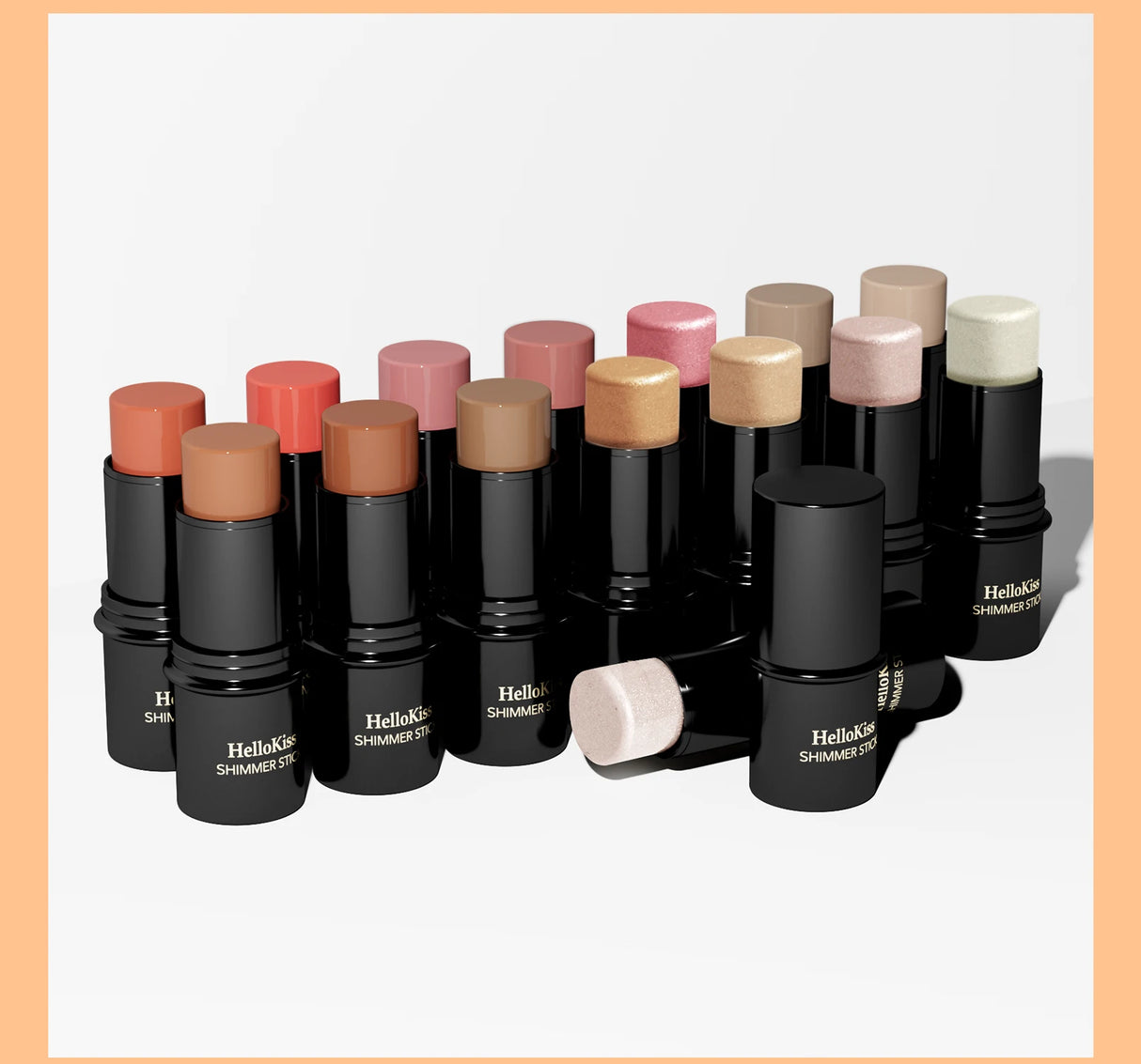 Face Brown Bronzer Contour Stick Face Foundation Makeup Pen Lasting Smooth Contour Shadow Blusher Highlight Concealer Cosmetics