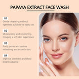 Hoygi Papaya Cleanser Gentle Exfoliating Hydrating Brightening Natural Enzyme Face Wash for Sensitive Skin All Types