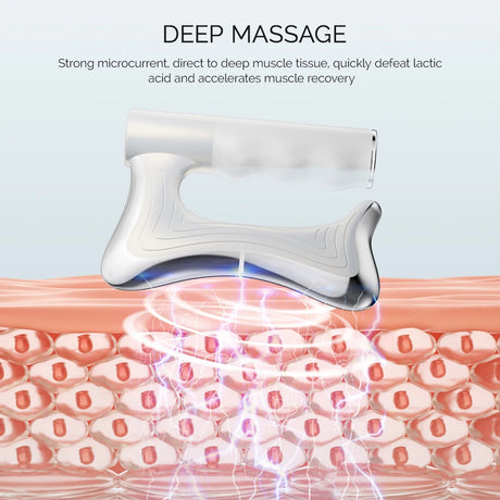 Electric Fascia Knife Vibration Body Massager 10500RPM high vibration massage Massager Warm Body Lifting Blade Comb Massage Tool