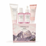 Centella Hyalu-Cica and Poremizing Travel Kit,Toner, Ampoule Serum,Face Moisturizer Cream and Night Sleeping Pack Mini 4pcs Set
