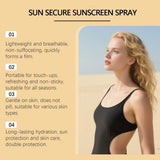 100ML Spf50 Sunscreen Spray Non-stciky Protect Skin Moisturizing Enhance Smoothness Refreshing Prevent Sunburn Sunscreen Spray