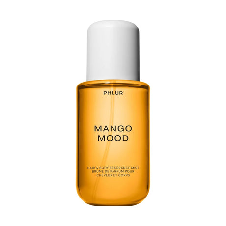 PHLUR Mango Mood Hair & Body Fragrance Mist 8 fl oz (240ml) – Long Lasting Sweet Tropical Mango Perfume Spray for Women & Men, Lightweight Daily Body Mist