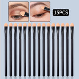 6/10/15PCS Super Soft Sponge Eyeshadow Brush Set, Double-Sided Blending Brush, Applicator Brush, Multi-Purpose Beauty Tool
