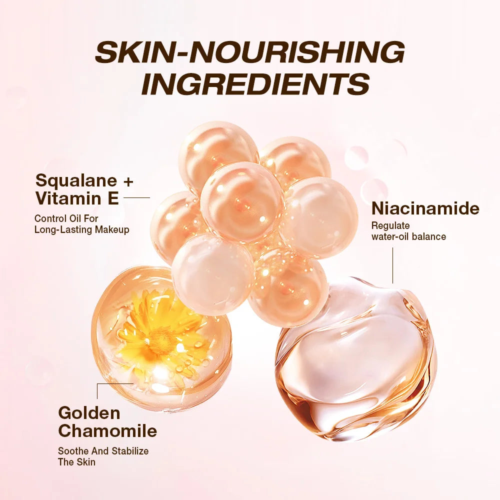 2in1 Setting Sun Protection Weightless Matte Powder Long Lasting High Concealer Power Waterproof Oil Free Compact
