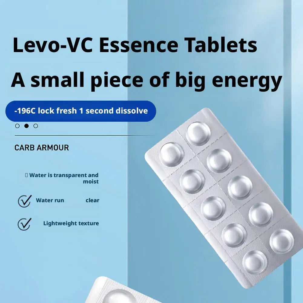 1 Kit VC Solid Essence Tablets Anti-aging Remove Wrinkle Shrink Pore VC Moisturizing Brighten VC Freeze-dried Powder Skin Care