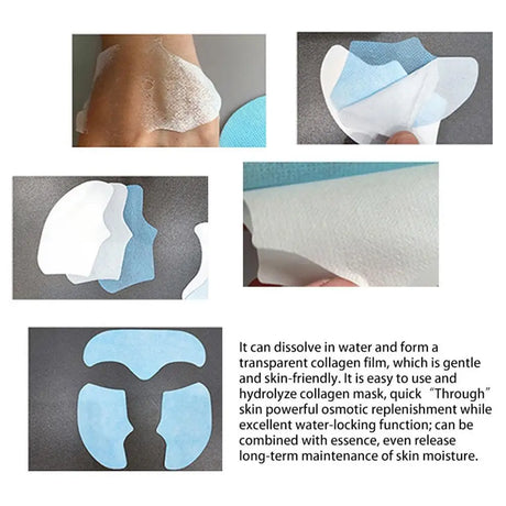 1 Set Collagen Film Water Soluble 2024 Moisturizing Paste Essence Dark Patch Circles Face Collagen Face Skin Care