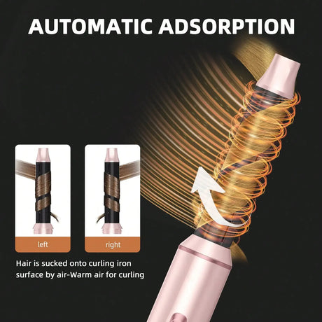 Hot Sale 5-in-1 Hot Air Comb Curling iron Multifunctional curling iron Household hair dryer Hair straightener Comb Hair dryer