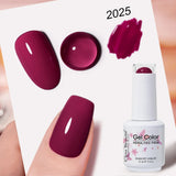 Clou Beaute Grey Color Nail Gel Polish Full Coverage Nail Polish Dark Red Gel Lacquer Varnish Vernis Semi Permanent Nail Art