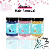 WUWUVISTA Wax Beads 200g(7.05oz) Bottle Hair Removal Hard Wax Beans Hot Waxing Beeswax for Wax Heater Painless for All Hair&Skin