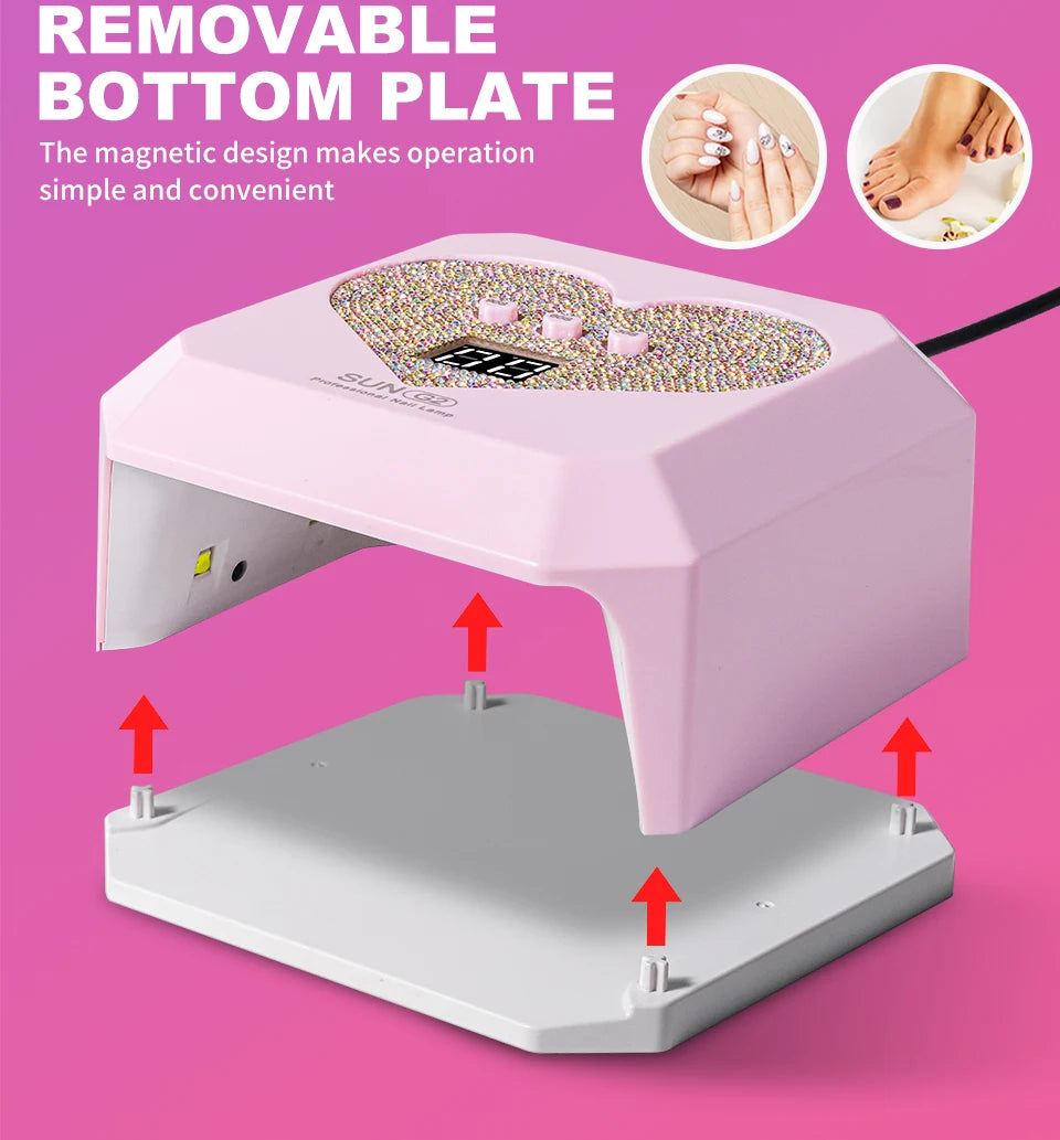 Portable Nail Dryer Lamp UV Light For Nails Eyes Protection 21LEDs UV Lamp for Gel Nails Polish Curing Dryer Home Salon Tool USB