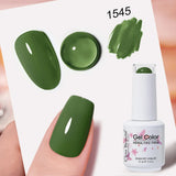 Clou Beaute Grey Color Nail Gel Polish Full Coverage Nail Polish Dark Red Gel Lacquer Varnish Vernis Semi Permanent Nail Art
