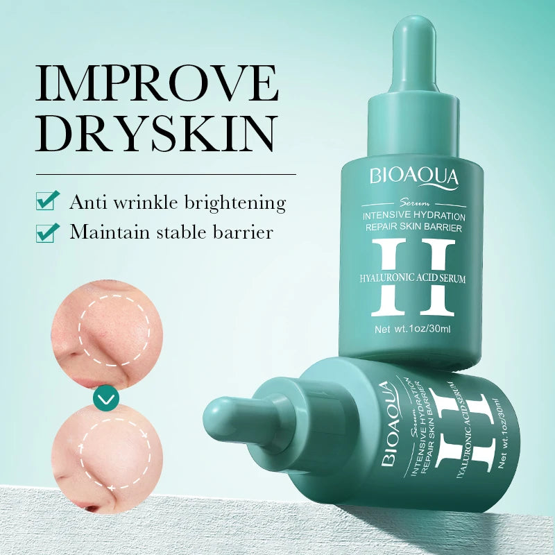 BIOAQUA Hyaluronic Acid Skin Care Kit Moisturizing Face Serum Anti Wrinkles Anti-Aging Anti Dark Circles Eye Cream Skin Care Kit