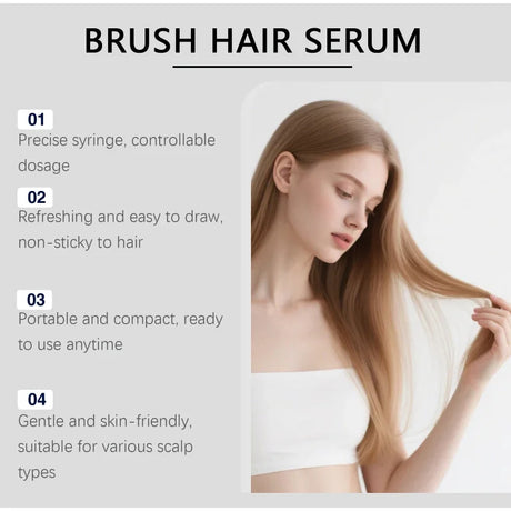 Pdrn Reedle Shot Brush Hair Serum Nourishing Strengthening Hair Care Essence Improve Scalp Environment For Daily Scalp Care