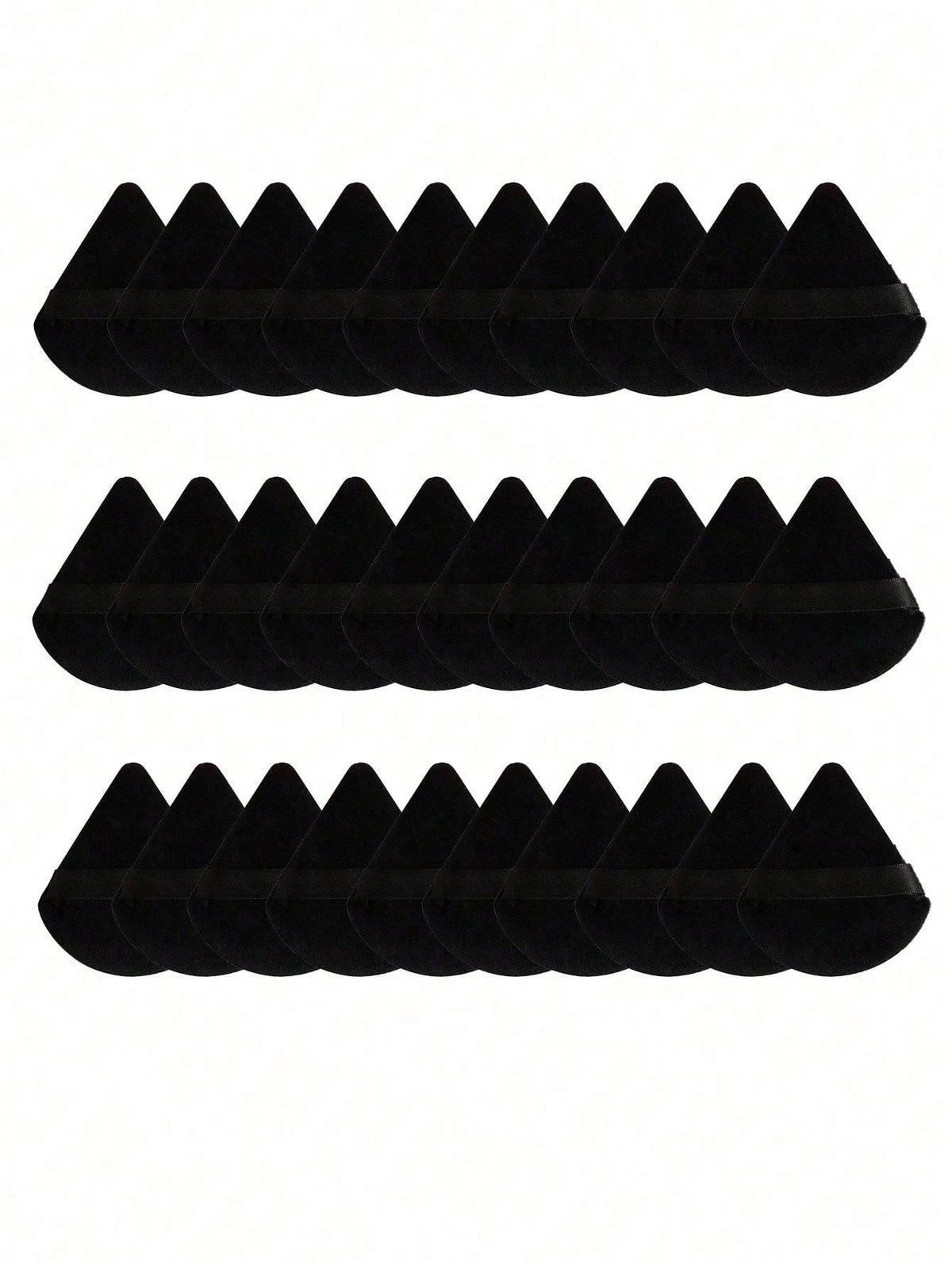 50/40/30/20/10/5 Triangular Velvet Puffs, Reusable Puffs, Face and Eye Makeup Puffs, Foundation Make-up Powder Makeup Tools