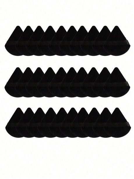 50/40/30/20/10/5 Triangular Velvet Puffs, Reusable Puffs, Face and Eye Makeup Puffs, Foundation Make-up Powder Makeup Tools