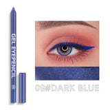 12 Colors Shine Pearlescent Eyeliner Pencil Waterproof Lasting Matte White Black Brown Smooth and Easy To Color Eyeliner Gel Pen
