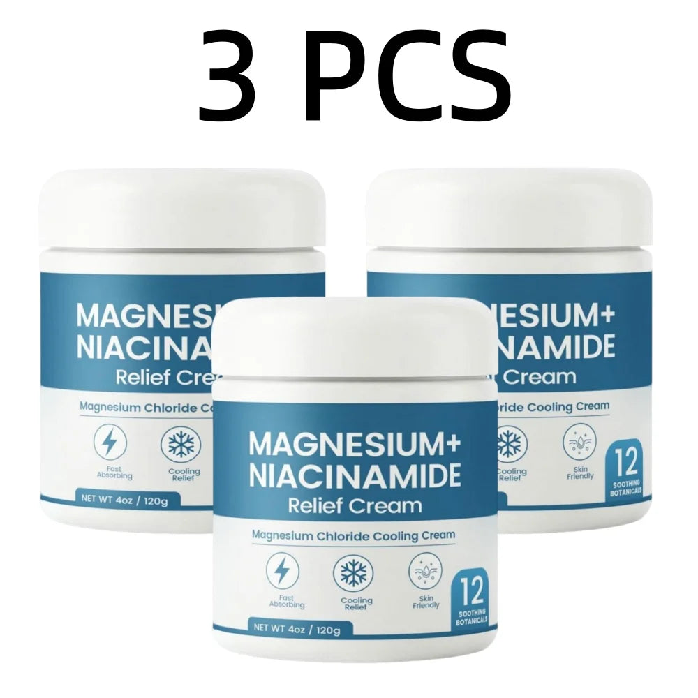 120g Niacinamide Magnesium Chloride Relief Cream Cooling Body Moisturizer Brightening Repair Skin Barrier Dryness Lotion Care