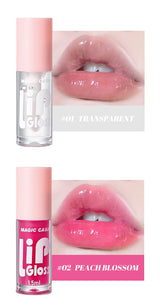6pcs/set Small bottle Hydrating Jelly Lip Oil long-lasting Moisturizing  smooth shimmering Lip Hydrating Liquid