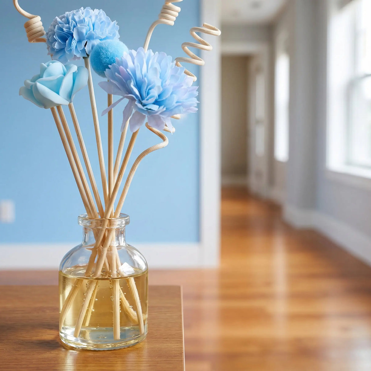 8pcs Diffuser Sticks Diffuser Refill Essential Oil Aroma Fragrance Sticks Replacement - Natural Aromatherapy Reed Flowers