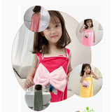 Children's bath towel, bathrobe, Wrap shower skirt Super soft children's absorbent beach towel suitable for 3-1 4year old girls