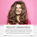 Vanilla Scented Dry Shampoo Spray Oil Absorbing Volumizing Hair Refresh Instant Clean No Water Needed Travel Size 100ml