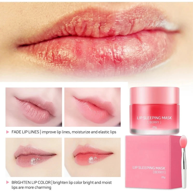Moisturizing Lip Lines Moisturizing Lip Skin Jelly Lip Mask Moisturizing and Nourishing Repair Night Maintenance Lip Balm Care