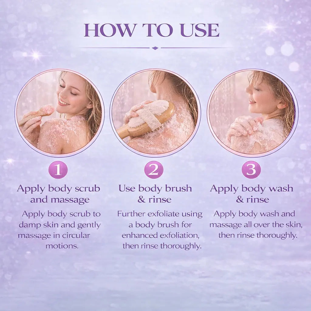 120g Sea Salt Perfume Exfoliating Body Scrub for Smooth Skin Body, Brighten Skin Tone,Amber & Vanilla Scent, Coral Rose Scent